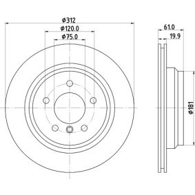 Radbremszylinder 8AW 355 533-581 für MERCEDES-BENZ