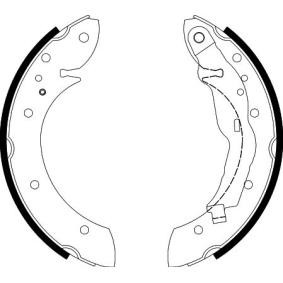 Bremsbackensatz 8DB 355 001-241 für BMW