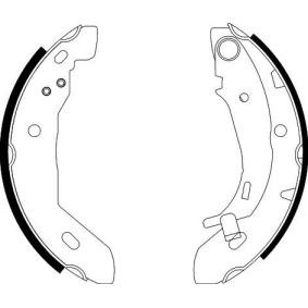 Bremsbackensatz 8DB 355 002-251 für MERCEDES-BENZ