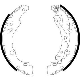 RENAULT Bremsbackensatz von HELLA