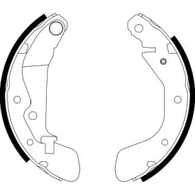 Comprar Juego de zapatas de frenos de HELLA 8DB 355 002-791 a bajo precio de 35,53 €