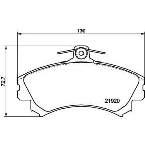 Bremsbeläge von HELLA 8DB 355 006-701