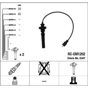 Acquista Kit cavi candele da NGK 0347 a buon mercato per soli 42,06 €
