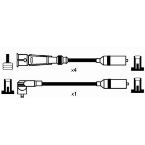 Acquista Kit cavi candele da NGK 0502 a buon mercato per soli 49,90 €