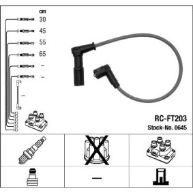 Acquista Kit cavi candele da NGK 0645 a buon mercato per soli 67,57 €