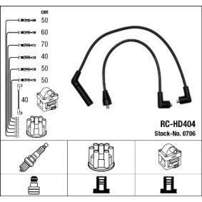 Acquista Kit cavi candele da NGK 0706 a buon mercato per soli 40,76 €