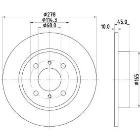 Bremsscheibe 8DD 355 110-661 für PRIMERA Traveller (W10) für 37,41 CHF