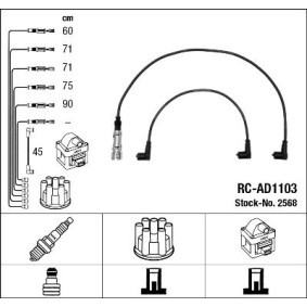 Acquista Kit cavi candele da NGK 2568 a buon mercato per soli 56,10 €
