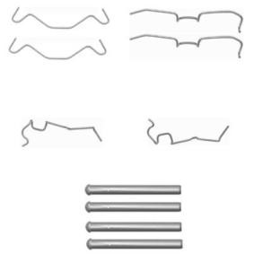 Compre Kit de acessórios, pastilhas de travão da HELLA 8DZ 355 203-621 a um preço baixo por 10,67 €