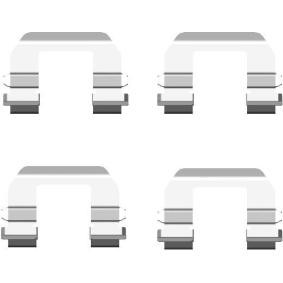 Compre Kit de acessórios, pastilhas de travão da HELLA 8DZ 355 205-031 a um preço baixo por 14,17 €