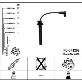 Achetez des Kit de câbles d'allumage NGK 4058 à prix pour 42,32 €