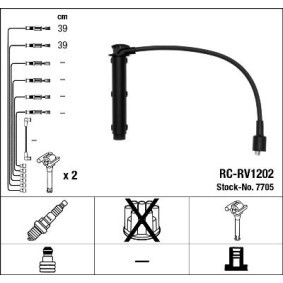 Compre Jogo de cabos de ignição da NGK 7705 a um preço baixo por 28,70 €