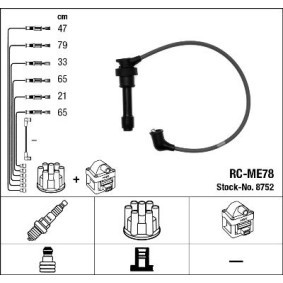 Acquista Kit cavi candele da NGK 8752 a buon mercato per soli 125,09 €