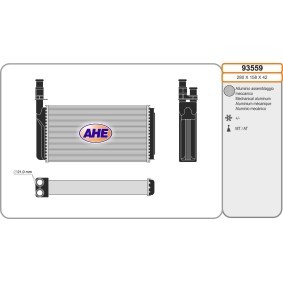Wärmetauscher, Innenraumheizung von AHE günstig für 40,84 €