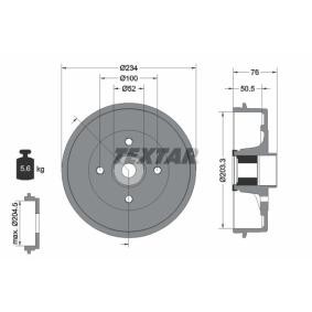Comprar Tambor de freno de TEXTAR 94042400 a bajo precio de 118,50 €