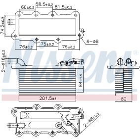Achetez des Intercooler NISSENS 96122 à prix pour 187,42 €