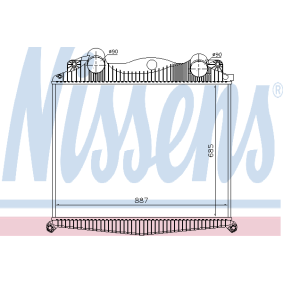 Acquista Intercooler da NISSENS 96915 a buon mercato per soli 1304,51 €