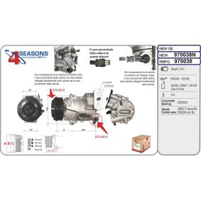 Kjøp AC-kompressor av AHE 970038 til den lave prisen 6009,51 NOK