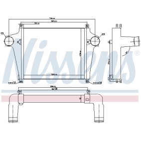 Acquista Intercooler da NISSENS 97095 a buon mercato per soli 926,31 €