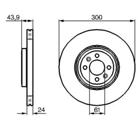 Bremsscheibe 98722 für RENAULT