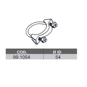 Acquista Fascetta scarico da ASSO 99.1054 a buon mercato per soli 36,88 €