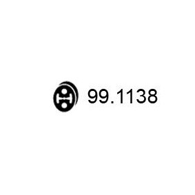 Compre Suporte, sistema de escape da ASSO 99.1138 a um preço baixo por 38,69 €