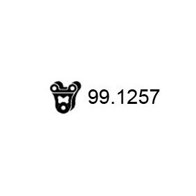 Halter, Abgasanlage 99.1257 von ASSO günstig für 45,67 € online kaufen