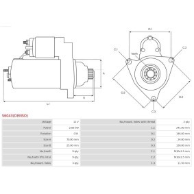 Lichtmaschine von AS-PL A4068(DENSO)