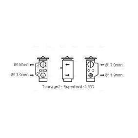 Expansionsventil, Klimaanlage von AVA COOLING SYSTEMS AI1373