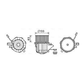 Gebläsemotor für PORSCHE von AVA COOLING SYSTEMS