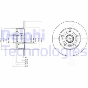 Compre Disco de travão da DELPHI BG3030C a um preço baixo por 53,63 €
