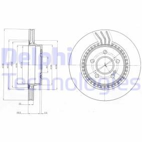 Bremsscheibe BG4226C für C-Klasse Limousine (W203) für 39,99 CHF