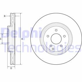 Bremsscheibe BG4660 für C-Klasse T-modell (S203) für 43,01 CHF