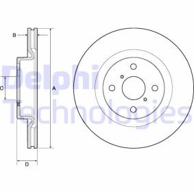 Compre Disco de travão da DELPHI BG4762C a um preço baixo por 49,17 €