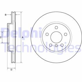 Bremsscheibe BG4777C für MINI
