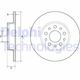 Compre Disco de travão da DELPHI BG4798C a um preço baixo por 21,89 €