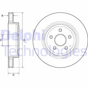 Compre Disco de travão da DELPHI BG9170C a um preço baixo por 67,20 €