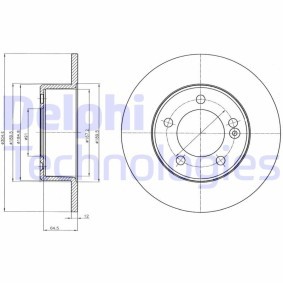 Compre Kit de rolamento de roda da DELPHI BK1265 a um preço baixo por 235,01 €