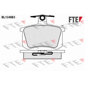 Köp Bromsbelägg av FTE BL1246B3 till det låga priset 342,41 kr