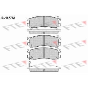 Comprar Juego de pastillas de freno de FTE BL1677A1 a bajo precio de 98,11 €