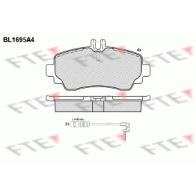 Köp Bromsbelägg av FTE BL1695A4 till det låga priset 409,16 kr