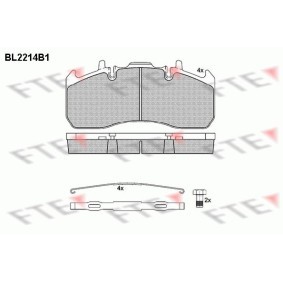 Acquista Kit pastiglie freni da FTE BL2214B1 a buon mercato per soli 167,88 €