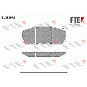 Acquista Kit pastiglie freni da FTE BL2820A1 a buon mercato per soli 86,92 €