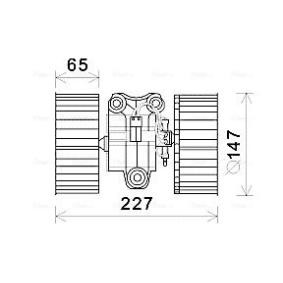 Gebläsemotor für LAND ROVER von AVA COOLING SYSTEMS