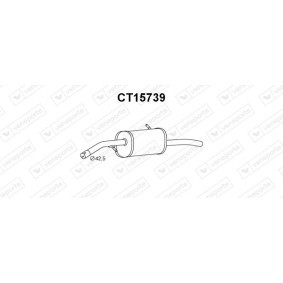 Compre Panela de escape traseira da VENEPORTE CT15285 a um preço baixo por 148,95 €