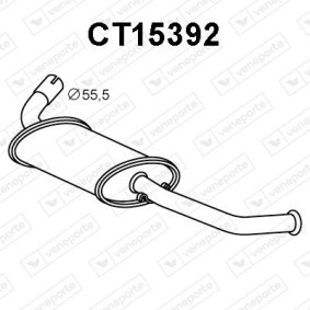 Compre Panela de escape traseira da VENEPORTE CT15392 a um preço baixo por 103,00 €