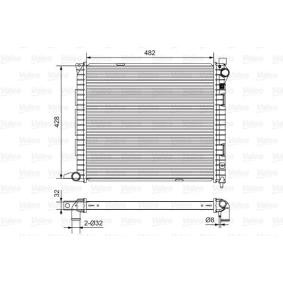 Kjøp Radiator, motorkjøling av VALEO 732400 til den lave prisen 7767,83 NOK