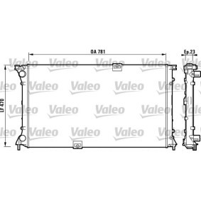 Kjøp Radiator, motorkjøling av VALEO 732902 til den lave prisen 6653,11 NOK