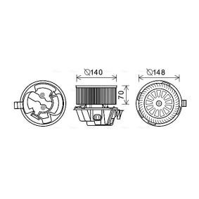 Gebläsemotor für DACIA von AVA COOLING SYSTEMS