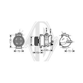 Osta Ilmastoinnin kompressori DIEDERICHS:llä DCK1072 edullisesti hintaan 602,87 €